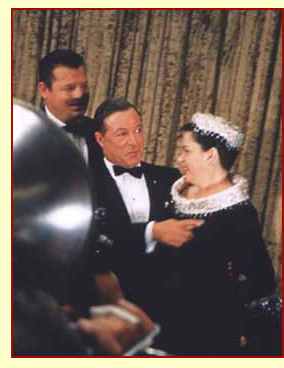 Jack Carson, George Jessel and Judy Garland at the premiere of A Star is Born