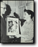 JUDY GETS HER FRAMED MAG COVER