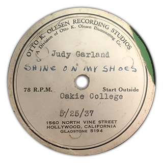 "A Shine On Your Shoes" - Judy Garland
