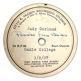 "Pennies From Heaven" - Judy Garland