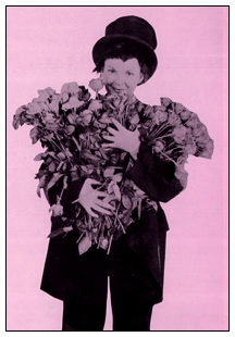 Judy with roses