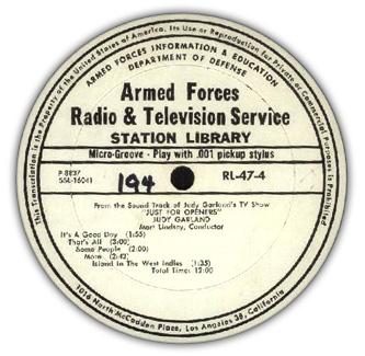 AFRS Radio Disc