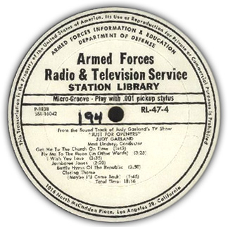 AFRS Radio Disc