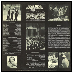 Back of LP