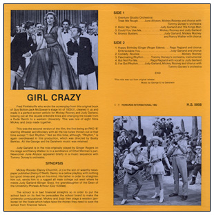 Back of album