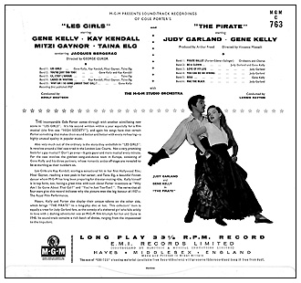 Back of album