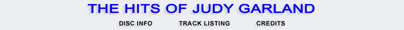 The Hits Of Judy Garland