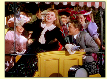Judy Garland sings "The Trolley Song"